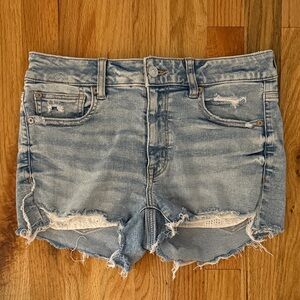 American Eagle Outfitters Light Blue Jean Shorts